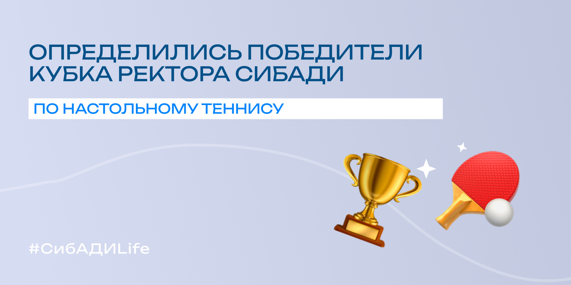 Итоги кубка ректора СибАДИ по настольному теннису