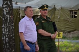 Александр Петрович Жигадло посетил с рабочим визитом Тюменское высшее военно-инженерное командное училище имени маршала инженерных войск А.И. Прошляков