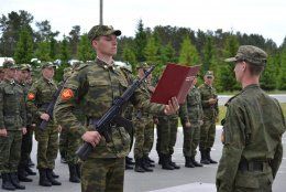 Студенты военной кафедры СибАДИ приняли военную присягу