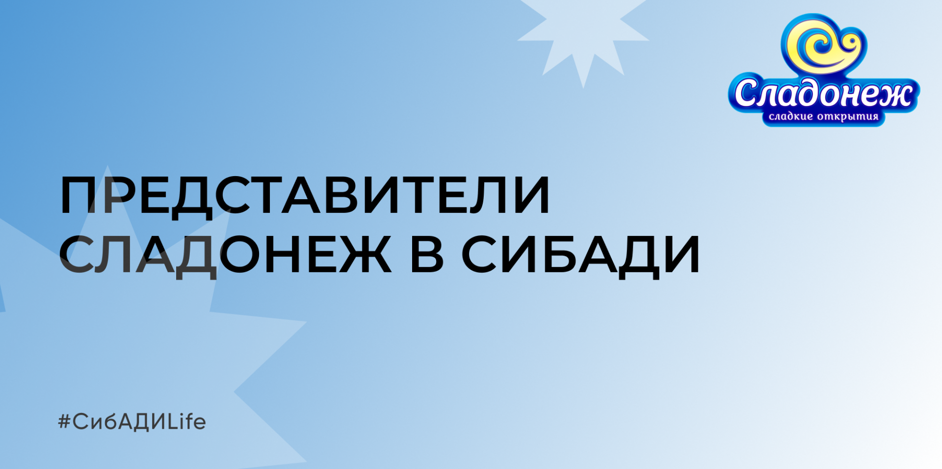 Встреча представителей кондитерского холдинга «Сладонеж» со студентами СибАДИ
