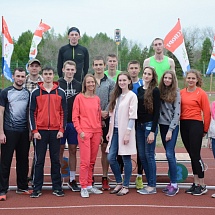 Сборная команда СибАДИ по легкой атлетике бронзовый призер спартакиады образовательных учреждений высшего образования Омской области
